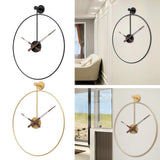 Maxbell Maxbell Wall Clock Silent Non Ticking Simple for Farmhouse Bathroom Bedroom black