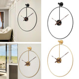 Maxbell Maxbell Wall Clock Silent Non Ticking Simple for Farmhouse Bathroom Bedroom black