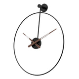 Maxbell Maxbell Wall Clock Silent Non Ticking Simple for Farmhouse Bathroom Bedroom black