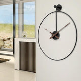 Maxbell Maxbell Wall Clock Silent Non Ticking Simple for Farmhouse Bathroom Bedroom black