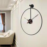 Maxbell Maxbell Wall Clock Silent Non Ticking Simple for Farmhouse Bathroom Bedroom black