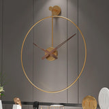 Maxbell Maxbell Wall Clock Silent Non Ticking Simple for Farmhouse Bathroom Bedroom aureate