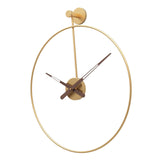 Maxbell Maxbell Wall Clock Silent Non Ticking Simple for Farmhouse Bathroom Bedroom aureate