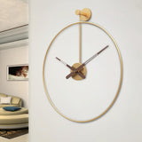 Maxbell Maxbell Wall Clock Silent Non Ticking Simple for Farmhouse Bathroom Bedroom aureate