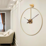 Maxbell Maxbell Wall Clock Silent Non Ticking Simple for Farmhouse Bathroom Bedroom aureate