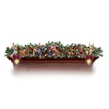 Maxbell Nativity Scene Wall Decor Stickers Decorative for Xmas Bedroom Decoration B