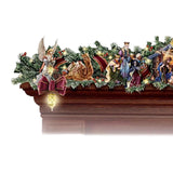 Maxbell Nativity Scene Wall Decor Stickers Decorative for Xmas Bedroom Decoration B