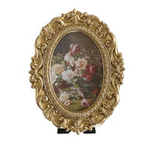 Maxbell European Style Picture Display Frame Carved for Desk Decor Family Gift