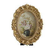 Maxbell European Style Picture Display Frame Carved for Desk Decor Family Gift