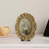 Maxbell European Style Picture Display Frame Carved for Desk Decor Family Gift