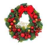 Maxbell Christmas Wreath Winter Wreath Pendant Flower for Fireplace Farmhouse Door