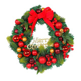 Maxbell Christmas Wreath Winter Wreath Pendant Flower for Fireplace Farmhouse Door