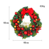 Maxbell Christmas Wreath Winter Wreath Pendant Flower for Fireplace Farmhouse Door
