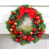 Maxbell Christmas Wreath Winter Wreath Pendant Flower for Fireplace Farmhouse Door
