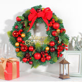 Maxbell Christmas Wreath Winter Wreath Pendant Flower for Fireplace Farmhouse Door