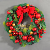 Maxbell Christmas Wreath Winter Wreath Pendant Flower for Fireplace Farmhouse Door