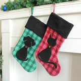 Maxbell Socks Storage Pouch Gift Bag Party Supplies Candy Christmas Treat Bags Tote Green