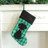 Maxbell Socks Storage Pouch Gift Bag Party Supplies Candy Christmas Treat Bags Tote Green