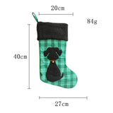 Maxbell Socks Storage Pouch Gift Bag Party Supplies Candy Christmas Treat Bags Tote Green