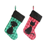 Maxbell Socks Storage Pouch Gift Bag Party Supplies Candy Christmas Treat Bags Tote Green