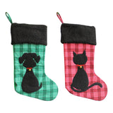 Maxbell Socks Storage Pouch Gift Bag Party Supplies Candy Christmas Treat Bags Tote Green