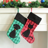 Maxbell Socks Storage Pouch Gift Bag Party Supplies Candy Christmas Treat Bags Tote Green