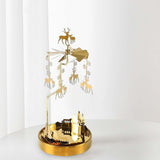Maxbell Rotating Candle Holder Candlestick for Dinner Table Living Room Ornament