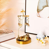 Maxbell Rotating Candle Holder Candlestick for Dinner Table Living Room Ornament