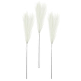 Maxbell 3 Pieces Artificial Tall Pampas Grass Flowers Arrangements Floor Vase Filler White