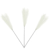 Maxbell 3 Pieces Artificial Tall Pampas Grass Flowers Arrangements Floor Vase Filler White
