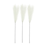 Maxbell 3 Pieces Artificial Tall Pampas Grass Flowers Arrangements Floor Vase Filler White