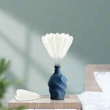 Maxbell 3 Pieces Artificial Tall Pampas Grass Flowers Arrangements Floor Vase Filler White