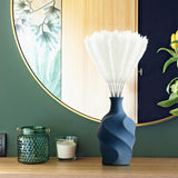 Maxbell 3 Pieces Artificial Tall Pampas Grass Flowers Arrangements Floor Vase Filler White