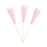 Maxbell 3 Pieces Artificial Tall Pampas Grass Flowers Arrangements Floor Vase Filler Pink