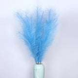 Maxbell 3 Pieces Artificial Tall Pampas Grass Flowers Arrangements Floor Vase Filler Light Blue