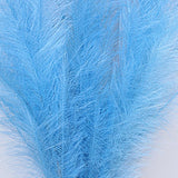 Maxbell 3 Pieces Artificial Tall Pampas Grass Flowers Arrangements Floor Vase Filler Light Blue