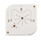 Maxbell 2 in 1 Humidity Temperature Meter Decorative Digital Wall Mounted for Patio