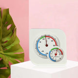 Maxbell 2 in 1 Humidity Temperature Meter Decorative Digital Wall Mounted for Patio