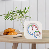 Maxbell 2 in 1 Humidity Temperature Meter Decorative Digital Wall Mounted for Patio