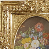 Maxbell Photo Frame Display Holder Ornate Embossed Picture Frame for Hallway Home