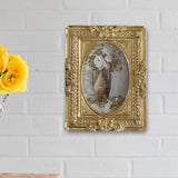 Maxbell Photo Frame Display Holder Ornate Embossed Picture Frame for Hallway Home
