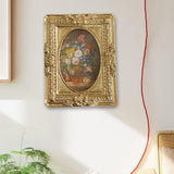 Maxbell Photo Frame Display Holder Ornate Embossed Picture Frame for Hallway Home