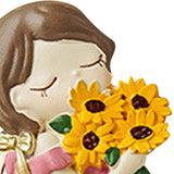 Maxbell Cute Cartoon Light Switch Sticker Creative for Baby Nursery Room Wall Decor Sunflowers Girl