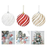 Maxbell Hanging Christmas Tree Pendant Balls Ornament Decor Wedding Accessories White