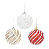 Maxbell Hanging Christmas Tree Pendant Balls Ornament Decor Wedding Accessories White