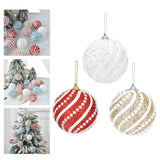 Maxbell Hanging Christmas Tree Pendant Balls Ornament Decor Wedding Accessories White