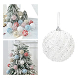 Maxbell Hanging Christmas Tree Pendant Balls Ornament Decor Wedding Accessories White