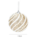 Maxbell Hanging Christmas Tree Pendant Balls Ornament Decor Wedding Accessories Yellow