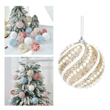 Maxbell Hanging Christmas Tree Pendant Balls Ornament Decor Wedding Accessories Yellow