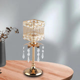 Maxbell Crystal Candle Holder Candle Stand for Birthday Party Living Room 31cm H